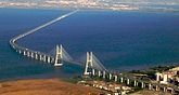 Vasco da Gama híd látképe