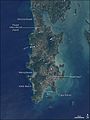 Сателитски снимак острва Пукет
