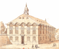 The Protestant Temple in Charenton before its demolition.