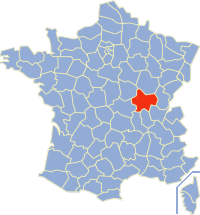 Nahimutangan sa Saône-et-Loire sa Pransiya