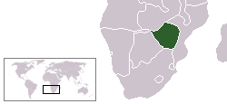 Republikken Rhodesias placering