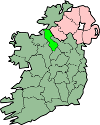 Localização do Condado de Leitrim na Irlanda