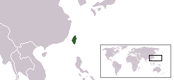 臺灣位置圖