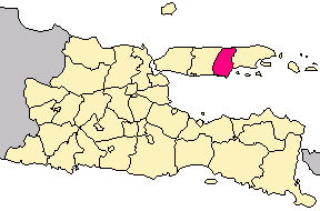 Peta Kabupatén Pamekasan