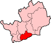Borough di Hertsmere – Mappa