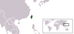 Teritori Republik Formosa tahun 1895, sebelum invasi Jepang