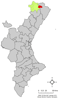 Vallibona - Localizazion