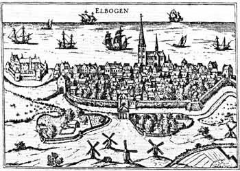 Malmø og Malmøhus i 1574 (efter Braunius)