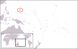 Geografisk plassering av Guam
