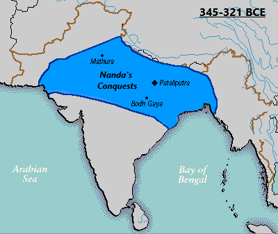 नन्द साम्राज्य आफ्नो शिखरमा