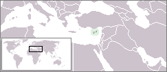 Localisacion d’Akrotiri et Dhekèlia