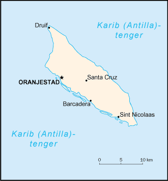 Aruba térképe