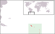 Location of South Georgia and the South Sandwich Islands