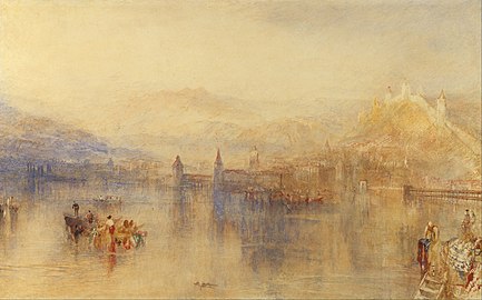 Lucerne from the Lake William Turner, 1845 Morgan Library, New York City