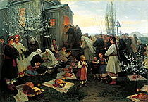 Նիկոլայ Պիմոնենկո, Զատկի առավոտյան ժամերգություն Մալոռուսիայում, 1891 թվական