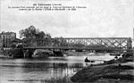 Pont métallique des Tramways électriques du Libournais construit en 1912