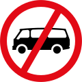 Mini-buses prohibited