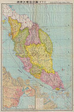 Pendudukan Jepun di Malaya British pada 1942.