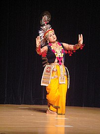 Manipuri dance, one of eight the classical dances of India