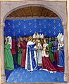 Charles IV:n avioliitto, 1455. Kuvitus käsikirjoituksessa.