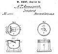 Inkstand Patent 4221