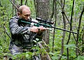 Angeblich rettete Putin mit einem Betäubungsgewehr Anwesende vor einem Tiger-Angriff[447]