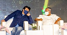 Mammootty with Kerala Chief Minister Sri. Pinarayi Vijayan attending Kairali TV Business Awards