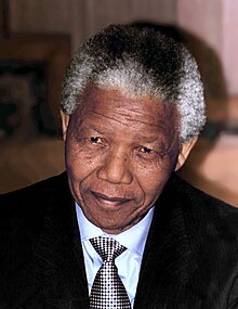 Mandela v Johannesburgu maja 2008