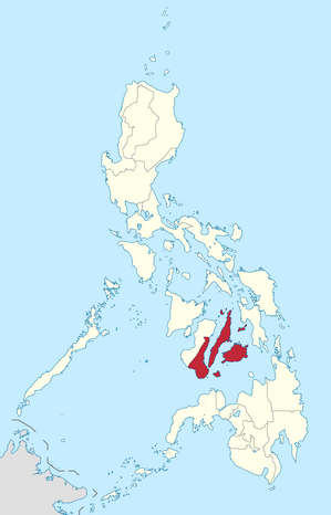 Lage des Bezirkes innerhalb der Philippinen