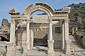 Temple of Hadrian at Ephesus combines a semicircular arch with the lintels (117 AD)