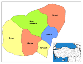 Hartă de poziționare pentru Muğla