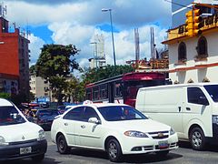 Taxi Daewoo Lacetti en Caracas, Venezuela