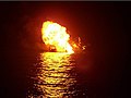 Image 84Anti piracy operations by Indian Navy's INS Tabar, in the Gulf of Aden on 18 November 2008 (from Piracy off the coast of Somalia)