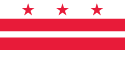 Official flag of District of Columbia