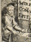 J. Kepler, im Frontispiz der Rudolphinischen Tafeln