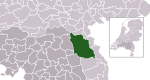 Location of Land van Cuijk