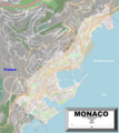 Image 51Enlargeable, detailed map of Monaco (from Monaco)