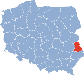 Localisation de Voïvodie de Chełm