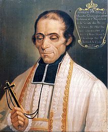 Marcelino Champagnat, sacerdote francés, fundador de la Congregación de los Hermanos Maristas en el siglo XIX.