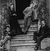 Margaret Oliphant and her family in Windsor, 1874.