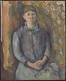 Madame Cézanne Olew Ar Gynfas Tua 1886 Sefydliad Celf Detroit