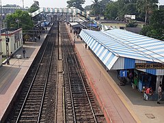 Top view of Ranaghat railway station