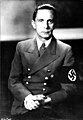 Joseph Goebbels, ministru pa la Ilustración Pública y Propaganda ente 1933 y 1945.