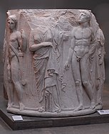 Phòng 22 - Cột từ Đền thờ Artemis ở Ephesus, một trong Bảy kỳ quan của thế giới cổ đại, Thổ Nhĩ Kỳ, đầu thế kỷ 4 trước Công nguyên