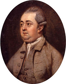 Edward Gibbon by Henry Walton, in the National Portrait Gallery