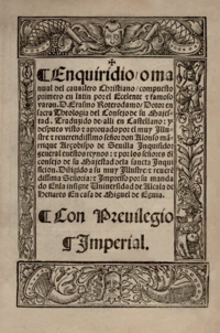 Enchiridion militis Christiani (1503).