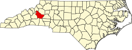 Contea di Burke – Mappa
