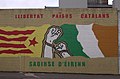 카탈루냐 독립에 대한 연대 의식을 나타내는 벽화.