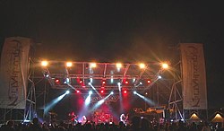 Rhapsody of Fire esiintymässä Agglutination Metal Festival vuonna 2012
