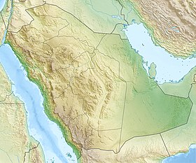 Džeda na zemljovidu Saudijske Arabije